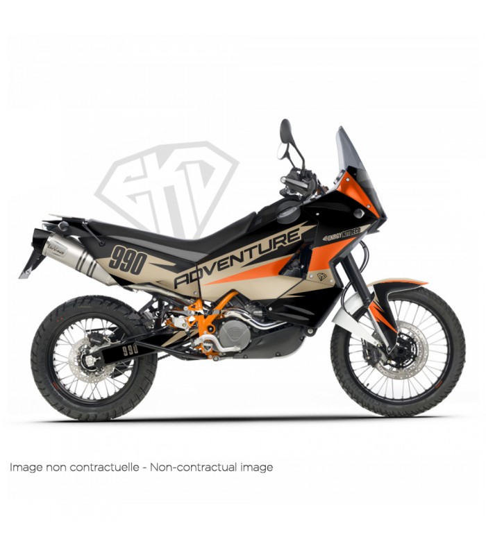 copy of Kit Déco Moto Forest KTM 950/990 Adventure BLANC BLEU